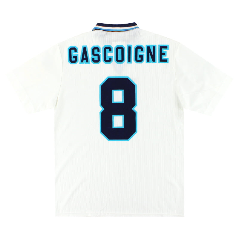 1995-97 England Home Shirt Gascoigne