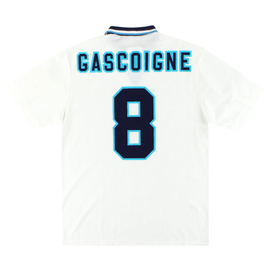 1995-97 England Home Shirt Gascoigne