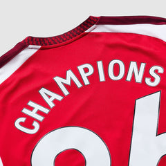 Arsenal 26/27 Home Shirt With Champions 26